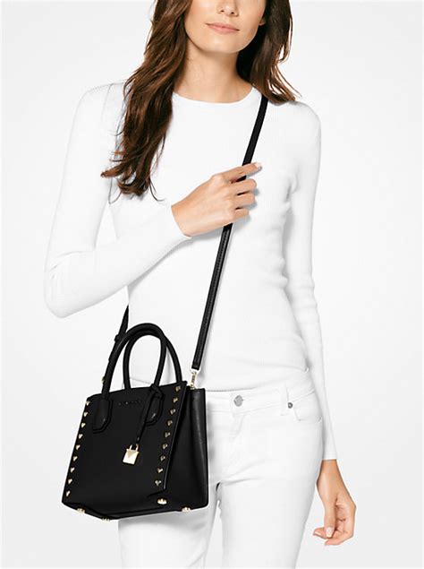 Mercer Studded Leather Crossbody 